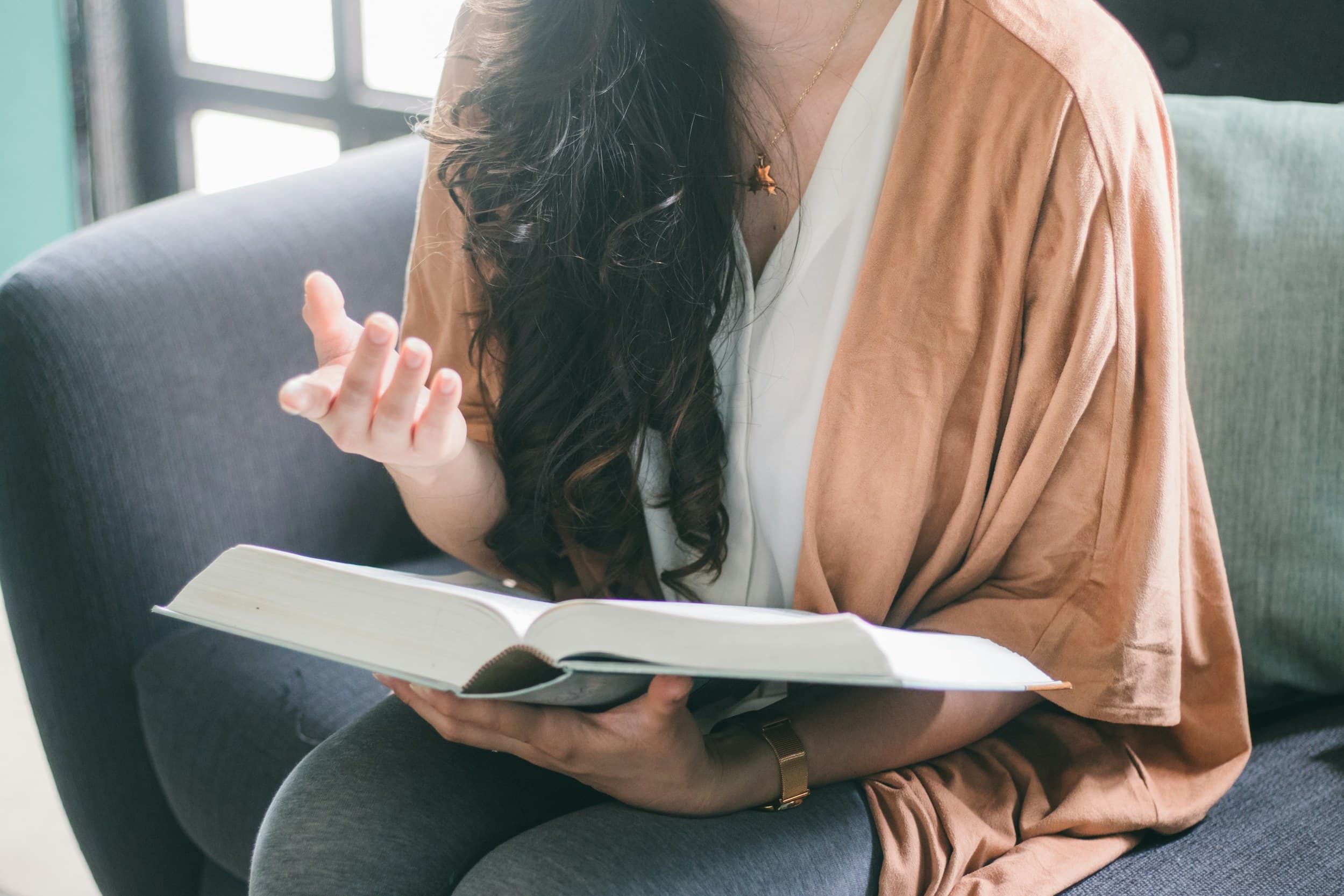 A therapist in a consultation